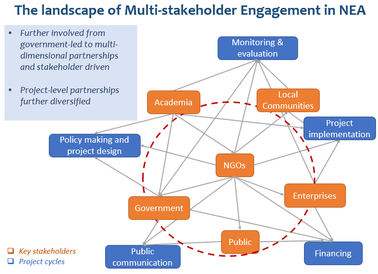 Landscape of multistakeholder engagement in NEA